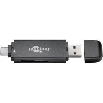 Inny producent USB 3.0 - USB-C 2 w 1 Czytnik kart 58261 Inny producent USB 3.0 - USB-C 2 w 1 Czytnik kart 58261