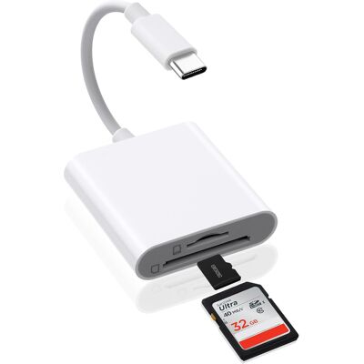 Inny producent Czytnik Kart Sd Adapter Usb C 2w1 Szybki Przesył Danych Pamięci Inny producent Czytnik Kart Sd Adapter Usb C 2w1 Szybki Przesył Danych Pamięci