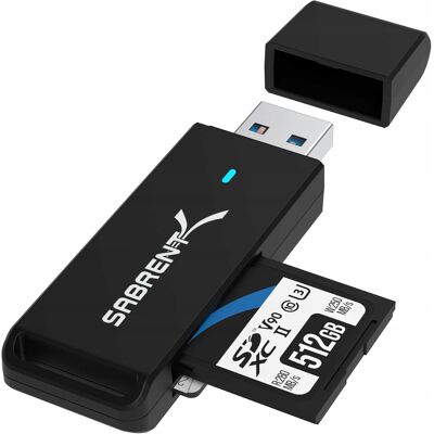 Inny producent Czytnik Kart Usb 3.2 Adapter Sd Microsd Szybki Uniwersalny Kompaktowy Inny producent Czytnik Kart Usb 3.2 Adapter Sd Microsd Szybki Uniwersalny Kompaktowy