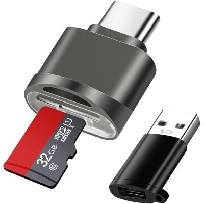 Inny producent Czytnik Kart Usb-C Micro Sd Szybki Transfer Danych Złoty Kompaktowy Inny producent Czytnik Kart Usb-C Micro Sd Szybki Transfer Danych Złoty Kompaktowy