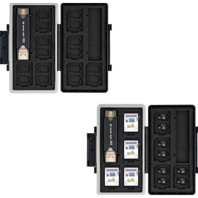 Inny producent Etui Kart Pamięci 16 Micro Sd 8 Sd Czytnik Wodoodporny Etui Twarde Inny producent Etui Kart Pamięci 16 Micro Sd 8 Sd Czytnik Wodoodporny Etui Twarde