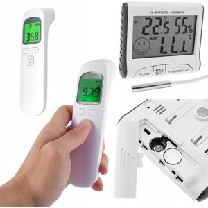 Inny producent Rosfix Bezdotykowy Termometr Medyczny na Podczerwień + Stacja Pogodowa – Precyzyjne Mierzenie Temperatury Higrometr z Czujnikiem Zewnętrznym Ele.. Inny producent Rosfix Bezdotykowy Termometr Medyczny na Podczerwień + Stacja Pogodowa – Precyzyjne Mierzenie Temperatury Higrometr z Czujnikiem Zewnętrznym Ele..