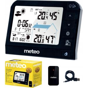 Metrex STACJA POGODOWA METEO SP204 POGODYNKA HIGROMETR CZUJNIK ZEWNĘTRZNY DCF Metrex STACJA POGODOWA METEO SP204 POGODYNKA HIGROMETR CZUJNIK ZEWNĘTRZNY DCF