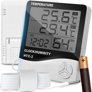 Inny producent STACJA POGODY POGODOWA TERMOMETR ZEWNĘTRZNY Z SONDĄ CZUJNIKI TEMPERATURY Inny producent STACJA POGODY POGODOWA TERMOMETR ZEWNĘTRZNY Z SONDĄ CZUJNIKI TEMPERATURY