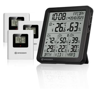 Bresser Stacja pomiaru temperatury i wilgotności QUADRO INDIVIDUO CZARNA Bresser Stacja pomiaru temperatury i wilgotności QUADRO INDIVIDUO CZARNA
