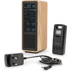 Stacje pogodowe Thomson WS102TBK z głośnikiem Bluetooth i radiem FM Stacje pogodowe Thomson WS102TBK z głośnikiem Bluetooth i radiem FM