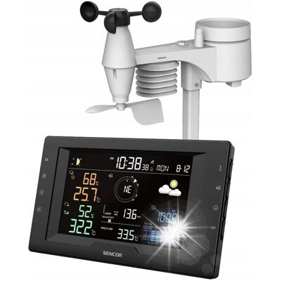 Profesjonalna Stacja pogodowa pogody meteo WiFi SENCOR SWS 9400 Barometr Profesjonalna Stacja pogodowa pogody meteo WiFi SENCOR SWS 9400 Barometr