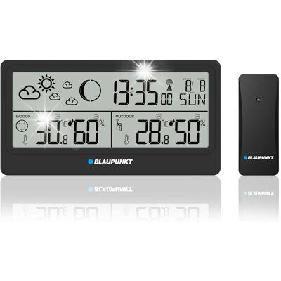 Stacja pogodowa BLAUPUNKT WS-20BK Higrometr Zegar Budzik Prognoza WS20BK Stacja pogodowa BLAUPUNKT WS-20BK Higrometr Zegar Budzik Prognoza WS20BK