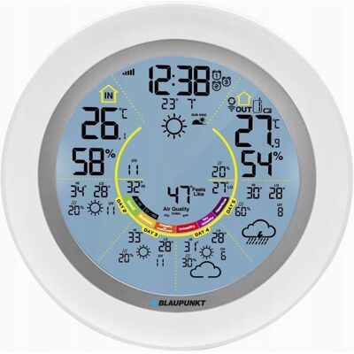 Stacja pogodowa Blaupunkt WS60WH APP Biała Stacja pogodowa Blaupunkt WS60WH APP Biała