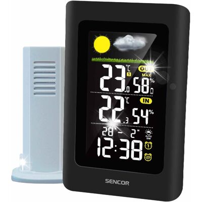 Stacja pogodowa LCD termometr zegar budzik data CZUJNIKI Sencor SWS 4270 Stacja pogodowa LCD termometr zegar budzik data CZUJNIKI Sencor SWS 4270