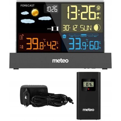 Stacja pogodowa METEO SP110 z DCF czarna Stacja pogodowa METEO SP110 z DCF czarna