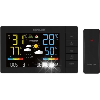 Stacja pogodowa pogody meteo WiFi SENCOR SWS 4440 Barometr LCD Zegar Stacja pogodowa pogody meteo WiFi SENCOR SWS 4440 Barometr LCD Zegar