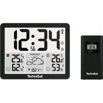 TechniSat Stacja Pogodowa Pogody Wilgotności iMeteo 300 z Czujnikiem Zewnętrznym TechniSat Stacja Pogodowa Pogody Wilgotności iMeteo 300 z Czujnikiem Zewnętrznym