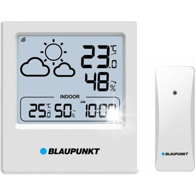 Stacja pogodowa ( temperatura / wilgotność / zegar ) Biały Blaupunkt WS10WH Stacja pogodowa ( temperatura / wilgotność / zegar ) Biały Blaupunkt WS10WH