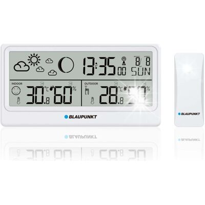 Stacja pogodowa Temperatura Wilgotność Zegarek Data - BLAUPUNKT WS20WH Stacja pogodowa Temperatura Wilgotność Zegarek Data - BLAUPUNKT WS20WH