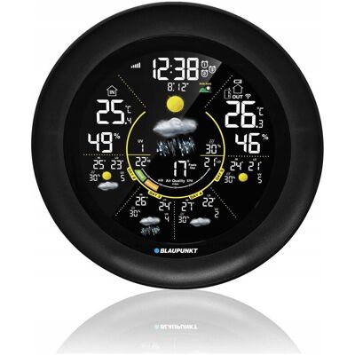 STACJA POGODOWA WIFI TUYA BLAUPUNKT WS-65BK APP Smart Alarm PM2.5 METEO STACJA POGODOWA WIFI TUYA BLAUPUNKT WS-65BK APP Smart Alarm PM2.5 METEO