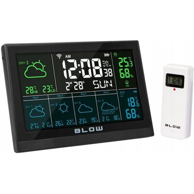 Blow STACJA POGODY BEZPRZEWODOWA WIFI TUYA POGODOWA METEO TERMOMETR HIGROMETR Blow STACJA POGODY BEZPRZEWODOWA WIFI TUYA POGODOWA METEO TERMOMETR HIGROMETR