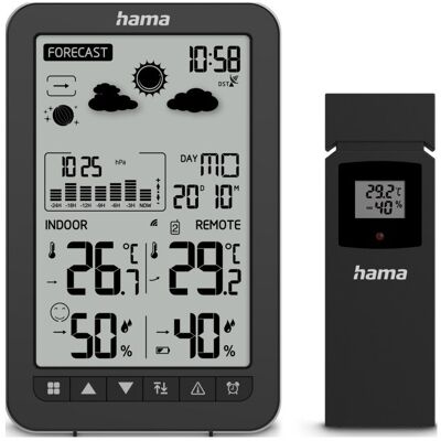 Stacja pogody Hama WS Ko Samui pomiar temperatury, wilgotności, ciśnienia Stacja pogody Hama WS Ko Samui pomiar temperatury, wilgotności, ciśnienia