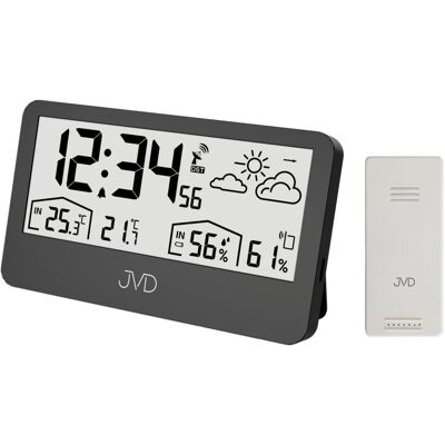 Stacja pogody JVD RB3407.1 tepperatura wilgotność budzik Stacja pogody JVD RB3407.1 tepperatura wilgotność budzik
