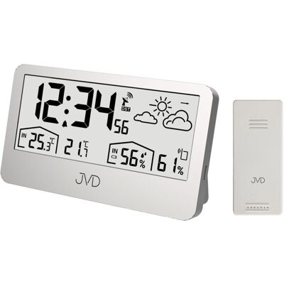 Stacja pogody JVD RB3407.2 tepperatura wilgotność budzik Stacja pogody JVD RB3407.2 tepperatura wilgotność budzik
