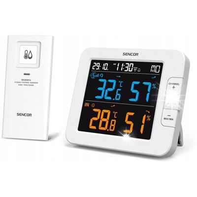 Stacja Pogody Meteorologiczna Inteligentna Sencor 8600 +czujnik Zew Wi-Fi Stacja Pogody Meteorologiczna Inteligentna Sencor 8600 +czujnik Zew Wi-Fi