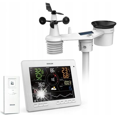 Stacja pogody meteorologiczna Sencor SWS 16600 WiFi czujnik 7w1 Stacja pogody meteorologiczna Sencor SWS 16600 WiFi czujnik 7w1