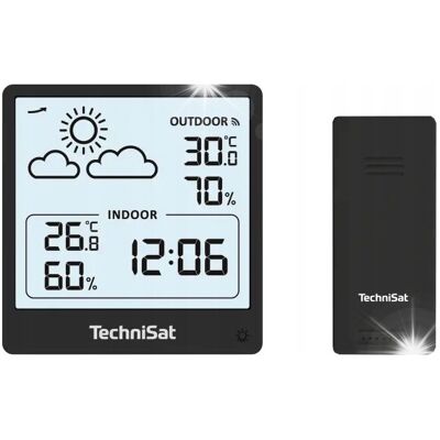 Stacja pogody TechniSat Imeteo 200 Zegar Pomiar temperatury / wilgotności Stacja pogody TechniSat Imeteo 200 Zegar Pomiar temperatury / wilgotności