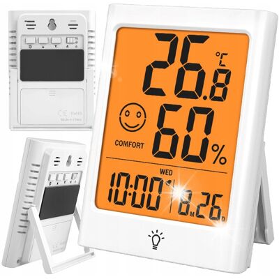 Inny producent STACJA POGODY TERMOMETR ELEKTRONICZNY ZEGAR HIGROMETR METEO MAGNES ALARM Inny producent STACJA POGODY TERMOMETR ELEKTRONICZNY ZEGAR HIGROMETR METEO MAGNES ALARM
