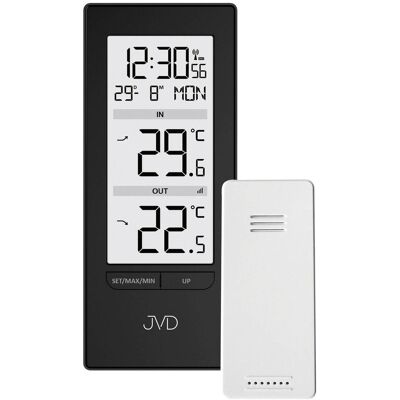 JVD Cyfrowy Zegar z Termometrem - Digital Clock with Thermometer JVD Cyfrowy Zegar z Termometrem - Digital Clock with Thermometer
