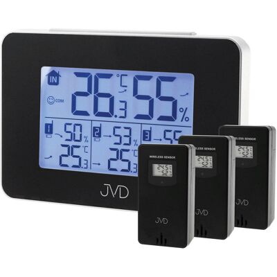 Termometr JVD T3364.2 trzy sondy Termometr JVD T3364.2 trzy sondy
