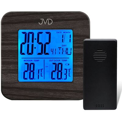 Zegar budzik JVD SB2002.2 Sonda zewnętrzna Zegar budzik JVD SB2002.2 Sonda zewnętrzna