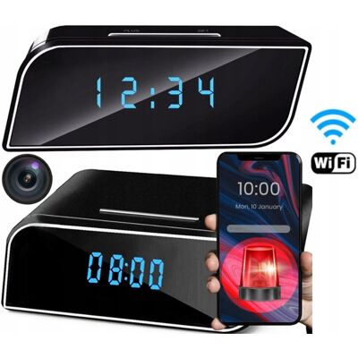 Inny producent ZEGAR Z MINI KAMERA SZPIEGOWSKA WiFi UKRYTA BUDZIK Z KAMERA Inny producent ZEGAR Z MINI KAMERA SZPIEGOWSKA WiFi UKRYTA BUDZIK Z KAMERA