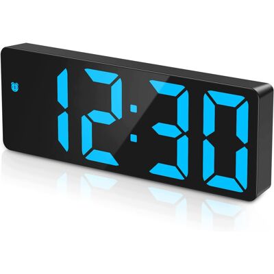 Inny producent Budzik Cyfrowy Led Alarm Stołowy Zegar Datą Godzina Niebieski Inny producent Budzik Cyfrowy Led Alarm Stołowy Zegar Datą Godzina Niebieski