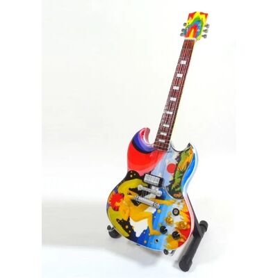 GiftDeco Mini Gitara Eric Clapton Z Drewna Mahoniowego GiftDeco Mini Gitara Eric Clapton Z Drewna Mahoniowego