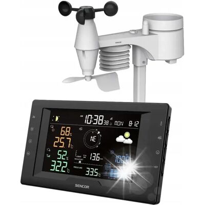 Profesjonalna Stacja Pogodowa Pogody Meteo Wifi Sencor Sws 9400 Barometr Profesjonalna Stacja Pogodowa Pogody Meteo Wifi Sencor Sws 9400 Barometr