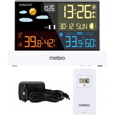 Stacja pogodowa METEO SP110B z DCF biała Stacja pogodowa METEO SP110B z DCF biała