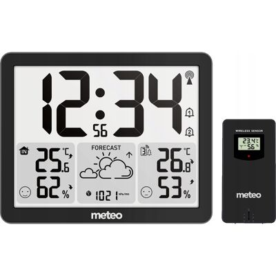 Inny producent Stacja Pogodowa Meteo Sp201 Z Pogodynka Ekran Lcd Czujnik Bezprzewodowy Termometr Wewnętrzny I Zewnętrzny, Higrometr, Wilgotność, Zegar, Budzik Inny producent Stacja Pogodowa Meteo Sp201 Z Pogodynka Ekran Lcd Czujnik Bezprzewodowy Termometr Wewnętrzny I Zewnętrzny, Higrometr, Wilgotność, Zegar, Budzik