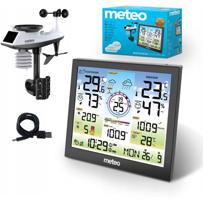 Inny producent Stacja Pogodowa Pogody Bezprzewodowa Meteo Higrometr Barometr Wifi Sp601 Termometr Zewnętrzny, Anemometr, Budzik, Zegar Dcf, Do Domu Inny producent Stacja Pogodowa Pogody Bezprzewodowa Meteo Higrometr Barometr Wifi Sp601 Termometr Zewnętrzny, Anemometr, Budzik, Zegar Dcf, Do Domu