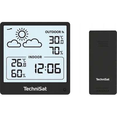Inny producent Stacja Pogodowa Pogody Meteo + Czujnik Zewn. Zegar Temperatura Wyświetlacz / TechniSat Inny producent Stacja Pogodowa Pogody Meteo + Czujnik Zewn. Zegar Temperatura Wyświetlacz / TechniSat