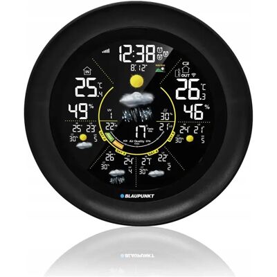 Stacja Pogodowa Wifi Tuya Blaupunkt Ws-65bk App Smart Alarm Pm2.5 Meteo Stacja Pogodowa Wifi Tuya Blaupunkt Ws-65bk App Smart Alarm Pm2.5 Meteo