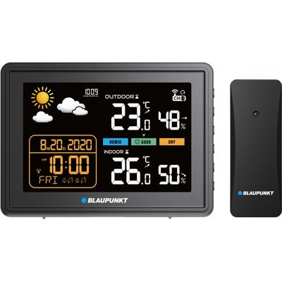 Stacja pogody BLAUPUNKT WS30BK Czarny Termoalert Stacja pogody BLAUPUNKT WS30BK Czarny Termoalert