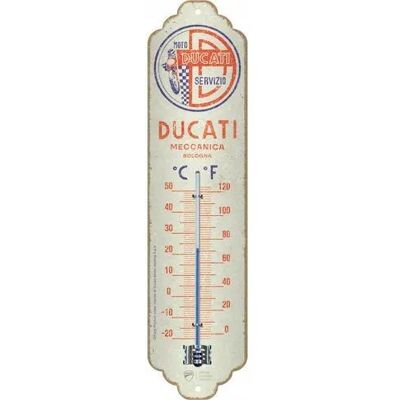 ART Termometr Ducati Motocykl 28cm Metalowy Wewnętrzny Zewnętrzny ART Termometr Ducati Motocykl 28cm Metalowy Wewnętrzny Zewnętrzny