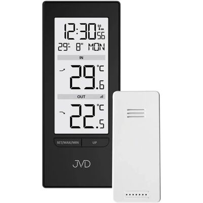 JVD Cyfrowy Zegar z Termometrem - Digital Clock with Thermometer JVD Cyfrowy Zegar z Termometrem - Digital Clock with Thermometer