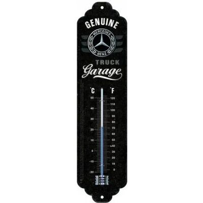 ART Termometr Mercedes-Benz Truck Garage Metalowy 28cm ART Termometr Mercedes-Benz Truck Garage Metalowy 28cm