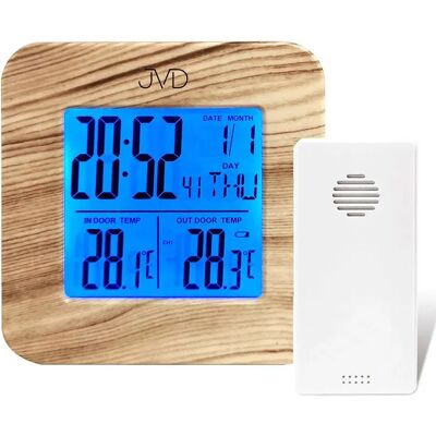 Zegar Budzik Jvd Sb2002.1 Sonda Zewnętrzna Zegar Budzik Jvd Sb2002.1 Sonda Zewnętrzna
