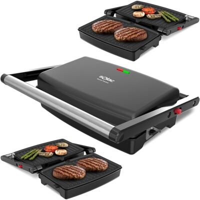 Grill Elektryczny Opiekacz Panini Rozkładany Solac Buona Piadina 2W1 1500W Grill Elektryczny Opiekacz Panini Rozkładany Solac Buona Piadina 2W1 1500W