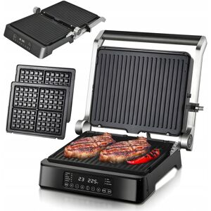 syncra Grill Elektryczny Gofrownica Opiekacz Toster Rozkładany Duży Programator syncra Grill Elektryczny Gofrownica Opiekacz Toster Rozkładany Duży Programator
