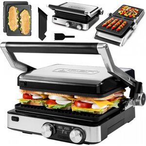Grill elektryczny Opiekacz do panini Yoer 2000W + Programator czasu i temp. Grill elektryczny Opiekacz do panini Yoer 2000W + Programator czasu i temp.