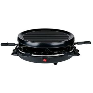 Grill elektryczny Raclette Alpina 800W czarny 6 patelenek nieprzywierający Grill elektryczny Raclette Alpina 800W czarny 6 patelenek nieprzywierający
