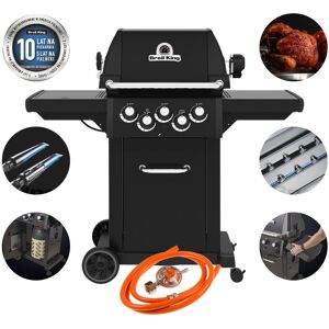 Grill gazowy Broil King Royal 390 Shadow rożen palnik rożna kuchenka boczna Grill gazowy Broil King Royal 390 Shadow rożen palnik rożna kuchenka boczna